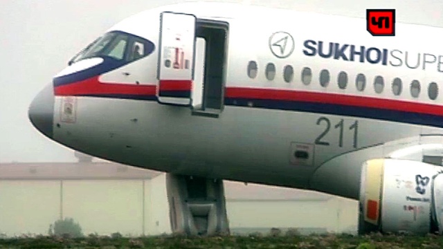 Видео с места падения самолета Sukhoi SuperJet 100 в Исландии