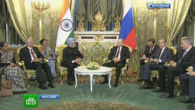 Путин обсудил с индийским премьером торгово-экономические отношения