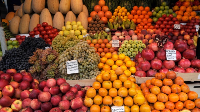 Грузинские фрукты появились в России после 7-летнего перерыва