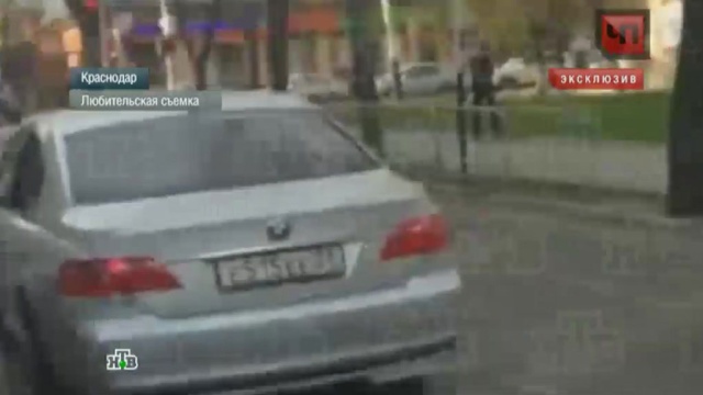 Нарушитель на BMW избил и переехал полицейского