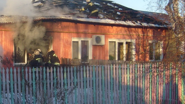 Страшный пожар в Омской области унес две жизни