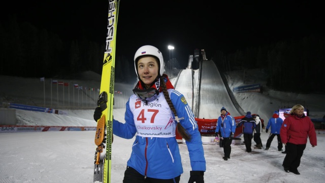 Летающая лыжница Аввакумова завоевала еще одну медаль на Кубке мира