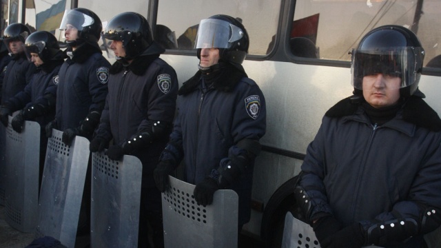 Киевская милиция рассказала о потасовке с оппозиционерами
