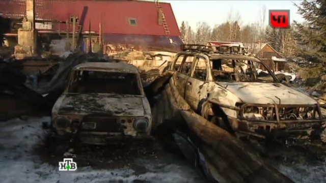Очевидец: погибших при пожаре в Подмосковье выносили из дома по частям