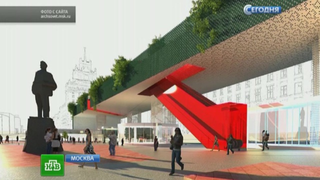 Триумфальная площадь в Москве станет полностью пешеходной