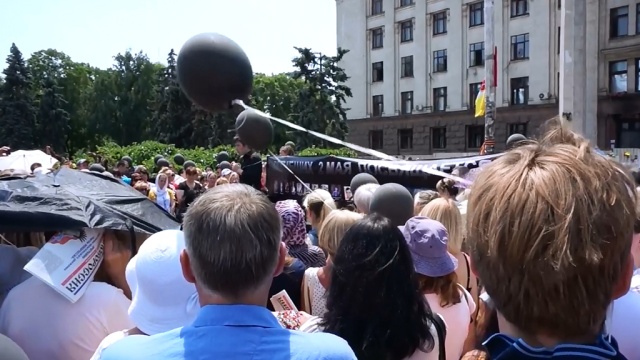 Одесситы провели гражданскую панихиду по погибших в бойне 2 мая