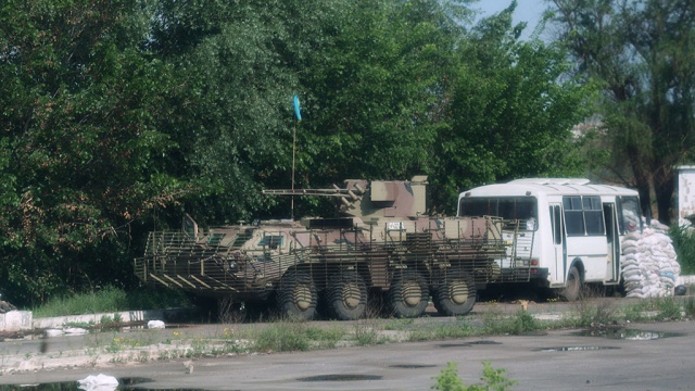 Под Артёмовском ополченцы вступили в бой с украинскими силовиками 