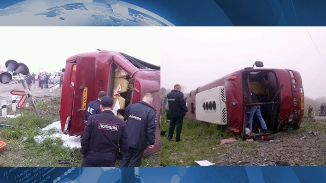 Попавший под поезд автобус на Сахалине ездил с нарушениями