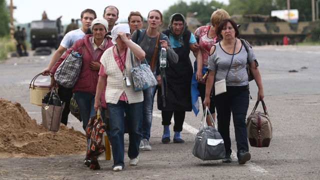 МЧС пересчитало украинских беженцев