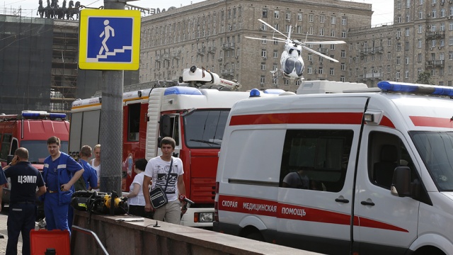 Кутузовский проспект перекрыт из-за 8 вертолетов, прилетевших за ранеными