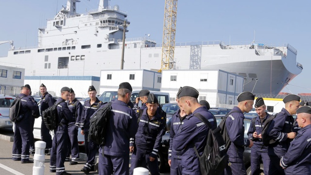 Российские моряки вышли в первое плавание на построенном для РФ 