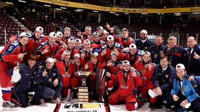 Юные российские хоккеисты победили в Турнире четырех наций