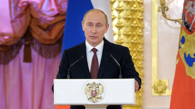 Путин в Кремле наградит ученых, артистов и рабочих из глубинки