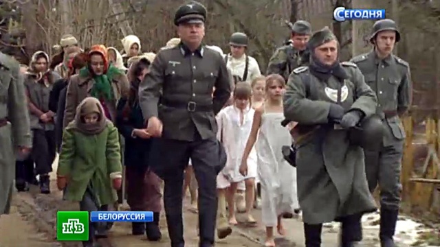 Белорусские школьники не щадят себя ради съемок в фильме о войне