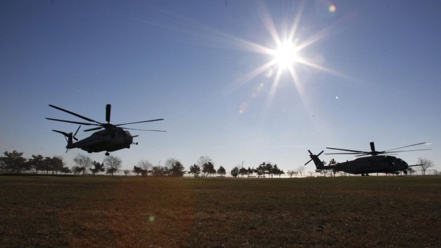 Военный вертолет США разбился во время учений