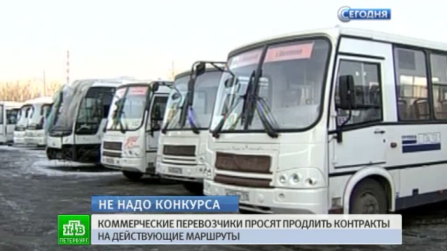 Власти Петербурга думают, кто будет перевозить горожан на маршрутках