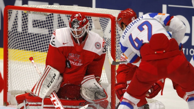 Российские хоккеисты разгромили датчан на чемпионате мира в Чехии