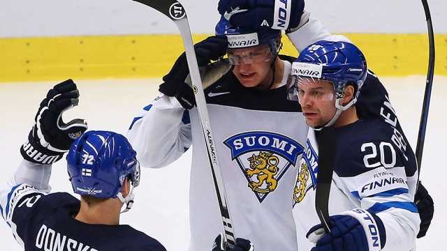 Хоккеисты сборной Финляндии вырвали победу у россиян в серии буллитов