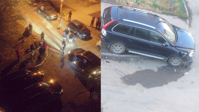 Пьяный полицейский разбил 8 автомобилей в Екатеринбурге: видео