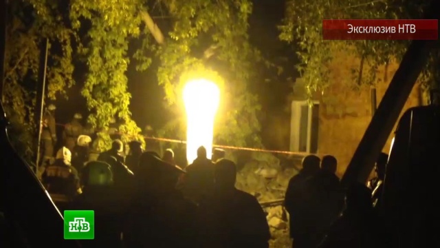 Обрушение дома в Омске: первое видео с места ЧП