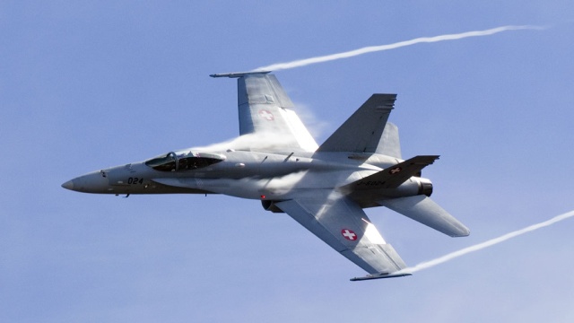 Во Франции разбился истребитель швейцарских ВВС