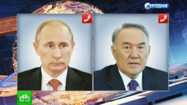 Путин обсудил с Назарбаевым борьбу с ИГИЛ