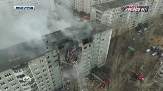 Взрыв в жилом доме в Волгограде могла устроить семья 