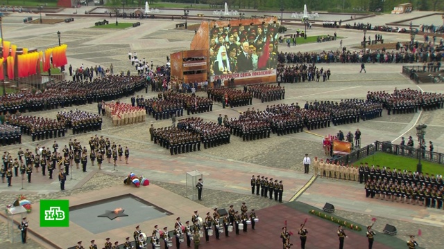 В Москве в канун Дня Победы прошел марш кадетов