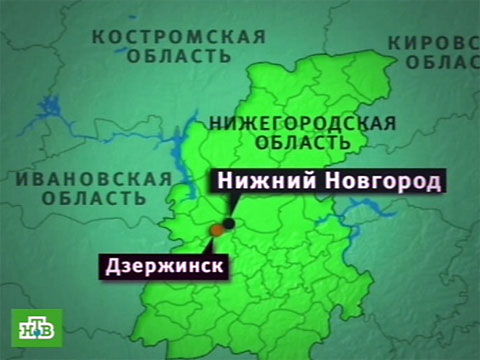 Дзержинск где находится карта