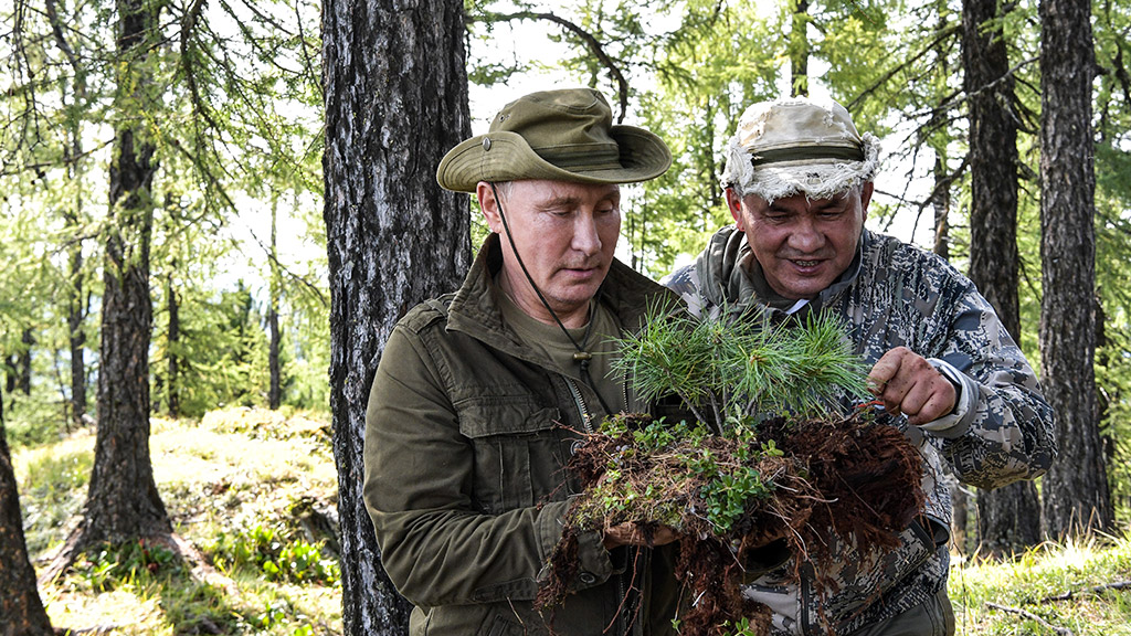 Путин на отдыхе фото